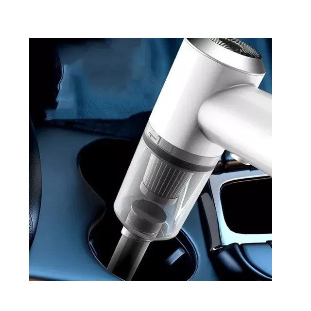 Aspiradora Portátil 2 en 1 | Mini Aspiradora Recargable para Auto y Hogar
