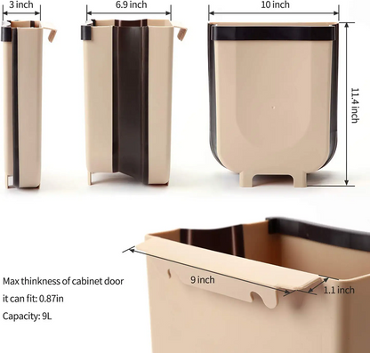 Basura Oculta | Basurero Plegable para Cocina