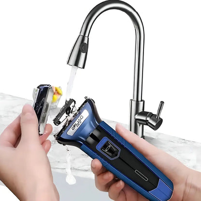 Afeitado Total | Kit de Afeitado 3 en 1 Recargable