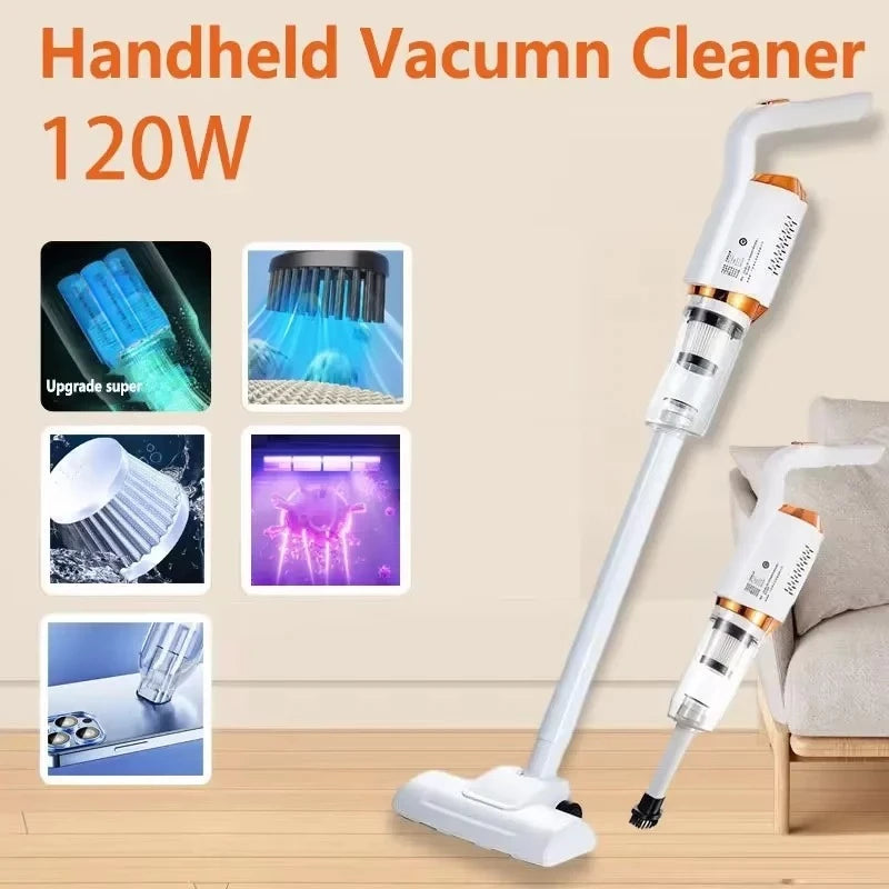 Aspiradora Vertical 3 en 1 | Limpieza Rápida para Todo el Hogar